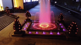 喷泉实景